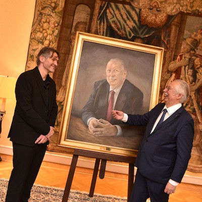 Inauguration du portrait d'André Flahaut